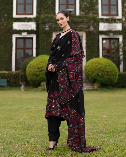 Bareeze NF 1225 Dhanak suit back