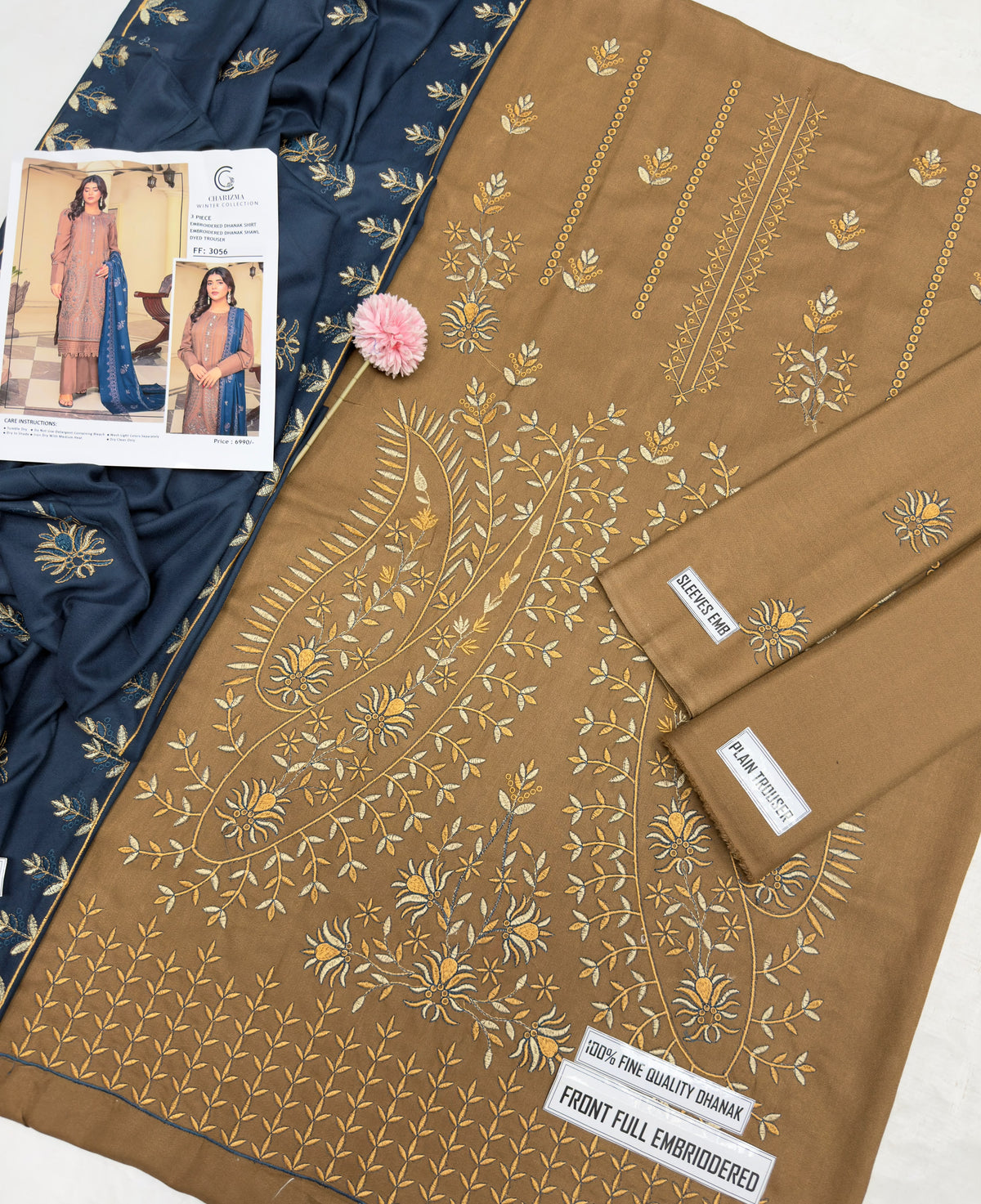 Charizma 3056 Dhanak trouser and details