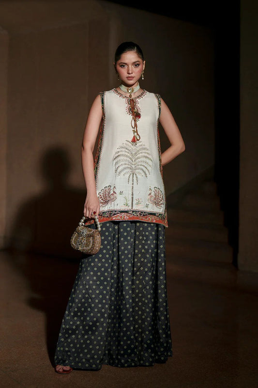 Ethnic Inspired Shamoze Silk suit back
