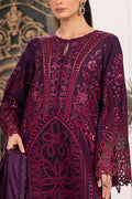 Maria B Airjet Lawn embroidered suit with sequence work and Bamber chiffon dupatta.