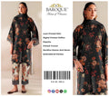 Shop the Baroque digital printed lawn 3-piece unstitched suit with chiffon dupatta, digital printed trouser, and embroidered organza patches. Order now from IZ Pattern and Place.