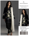 Shop the Zara Shahjahan 2686 luxury embroidered Airjet Lawn 3-piece unstitched suit with a soft digital printed Swiss voile dupatta. Order now from IZ Pattern and Place.