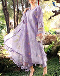 Shop the Maria B luxury lawn 3-piece unstitched suit with Chicken Kari embroidered front, ready-to-wear embroidered chiffon dupatta, and premium lawn fabric. Order now from IZ Pattern and Place.