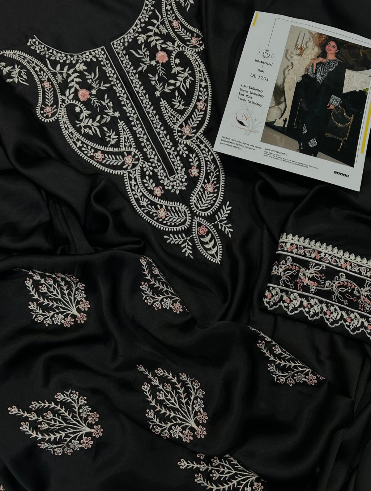 Urge NF 1200 Shamoze Silk embroidery detail